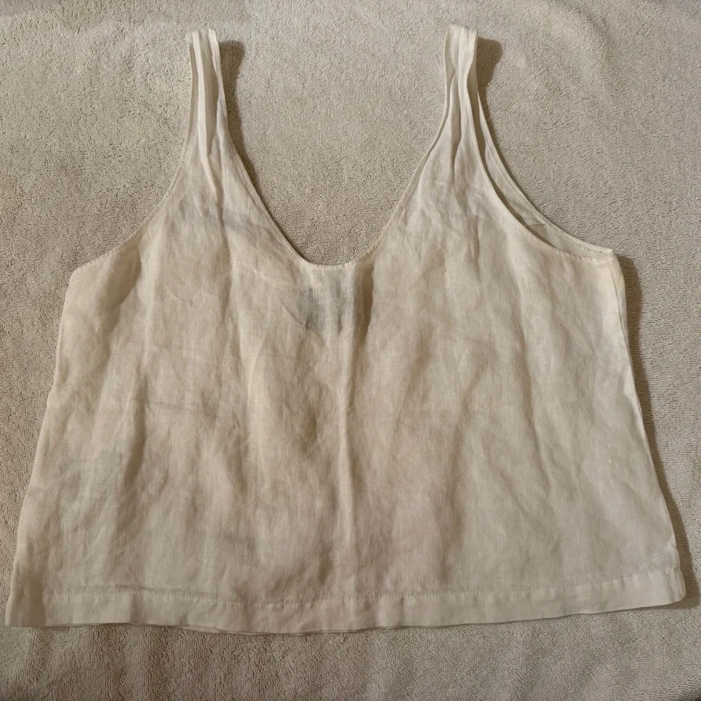 Reformation Women's Linen Tank Top - Picture 2 of 3